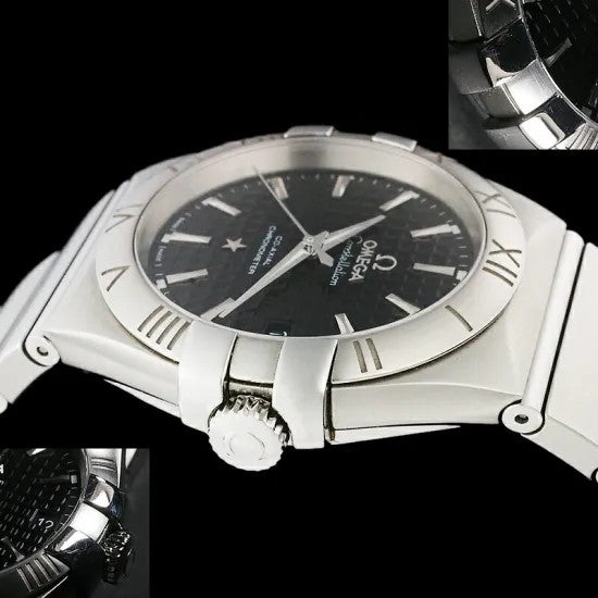 Omega Constellation Co-Axial Chronometer 123.10.35.20.01.002 With G Card