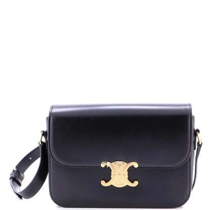 Celine Triomphe Shoulder Bag Smooth Calfskin Medium