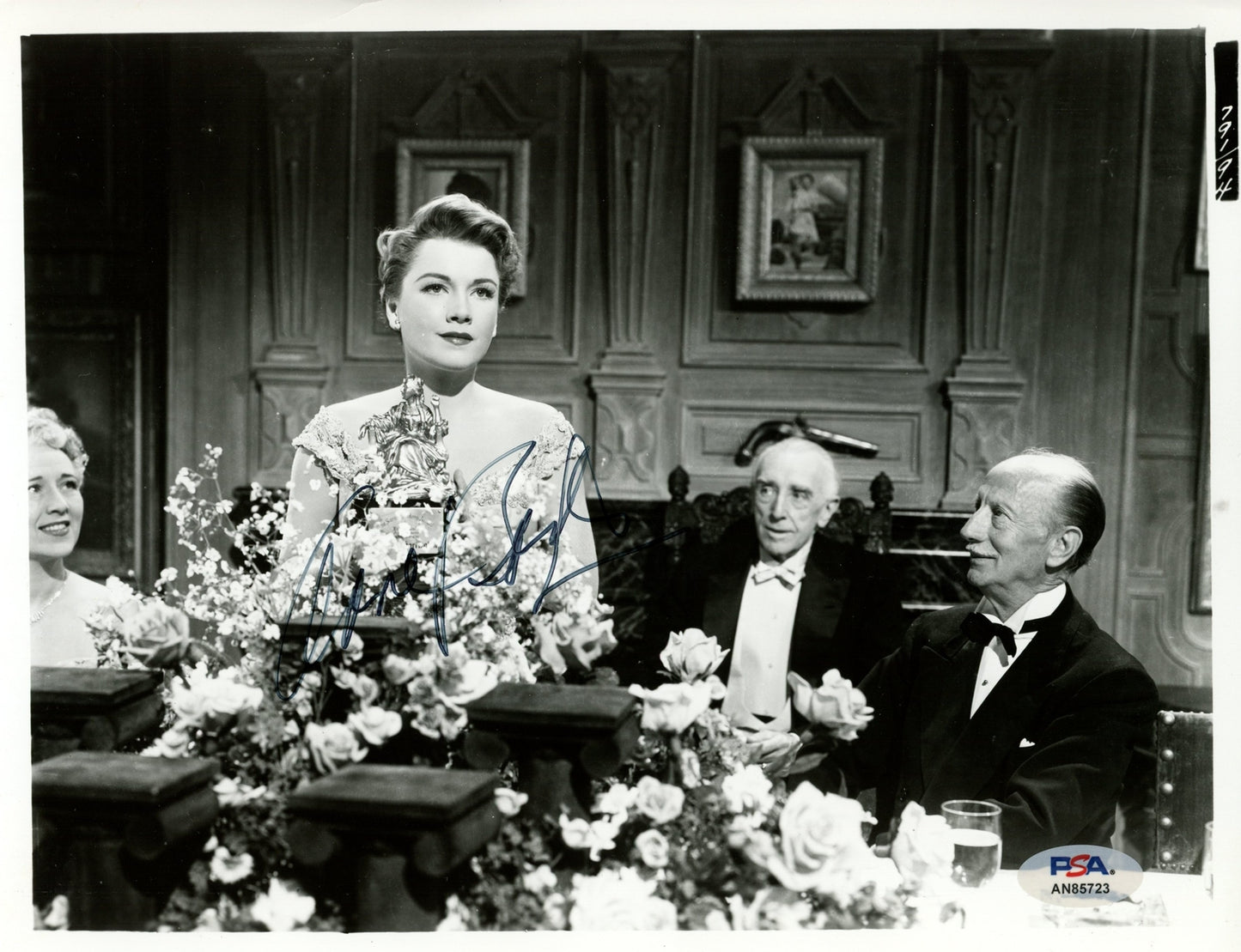 Anne Baxter Signed/Autographed 8X10 B/W Photo Actress Psa/Dna 192076