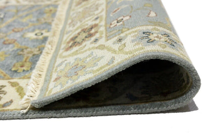 Muted Floral Peshawar Osh Chobi Runner Rug