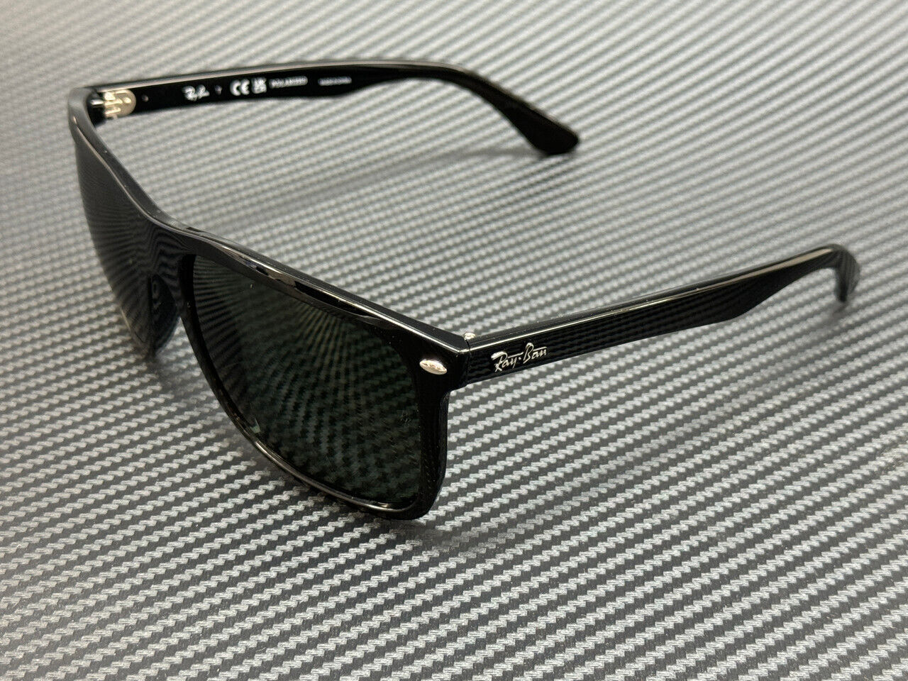 RAY BAN RB4547 601 58 Black Green Polarized