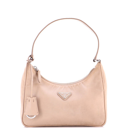 Prada Re-Edition 2005 Hobo Tessuto With Saffiano Leather Mini