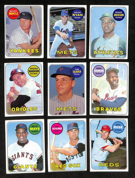1969 Topps Baseball Card Complete Set (1-664)