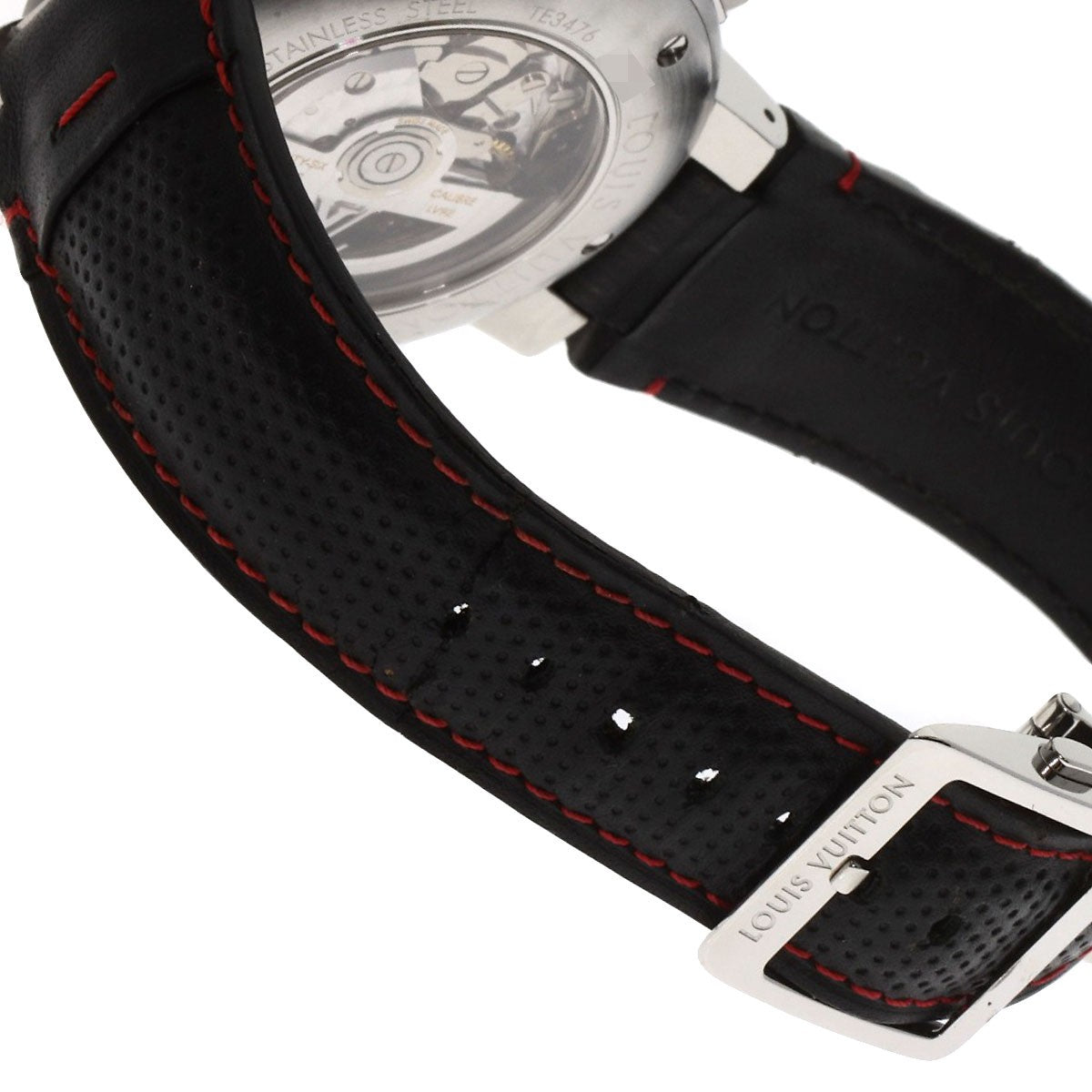 Tambour Chronograph GMT Evolution Stainless Watches Q1052 by LOUIS VUITTON