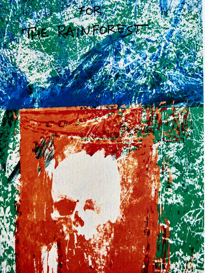 Robert Rauschenberg Lithograph Coa Numbered Certified Stamp