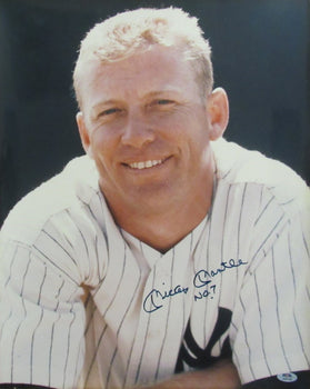 Mickey Mantle Hof Signed/Inscr 16X20 Photo New