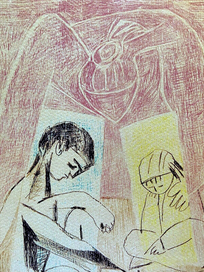 Pablo Picasso Coa Signed / Numbered In Pencil Crayon / Paul Klee