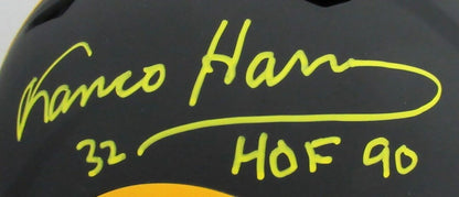 Franco Harris Signed/Insc Steelers Full Size Eclipse Replica Helmet Bas 165191