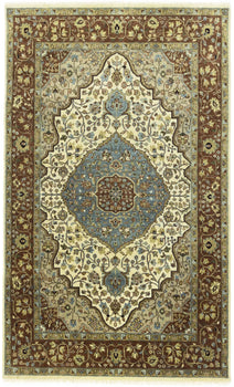 5X8 Ft Handmade Heriz Serapi Oriental Rug Classic