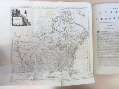 'A New System Of Geography' By Daniel Fenning & Joseph Colly 1773 London Map