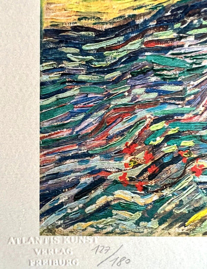 Vincent Van Gogh Lithograph Coa Signed Numbered