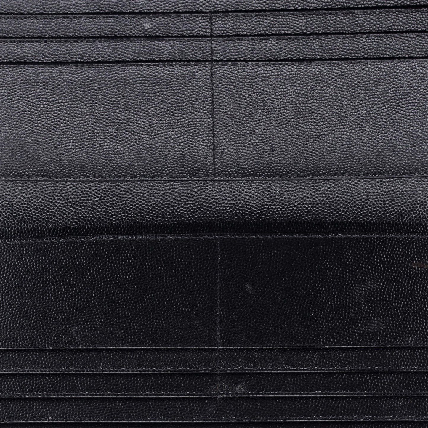 Saint Laurent Uptown Flap Wallet Leather Long