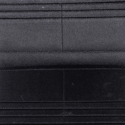 Saint Laurent Uptown Flap Wallet Leather Long