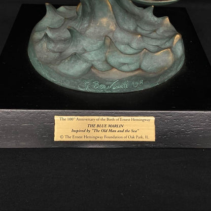 Hemingway 100Th Anniversary Commemorative Bronze Statue The Old Man And The Sea