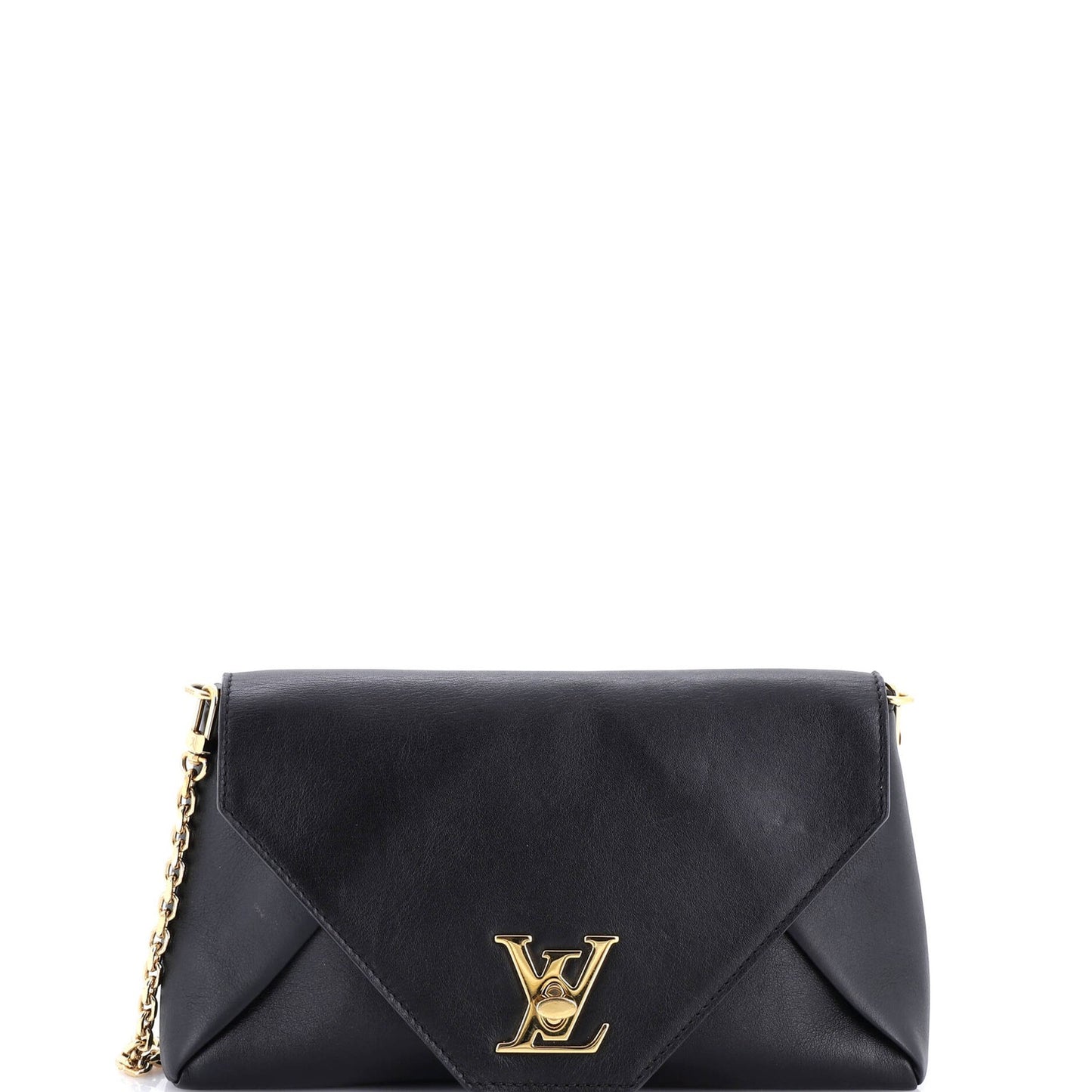 Louis Vuitton Love Note Chain Clutch Leather
