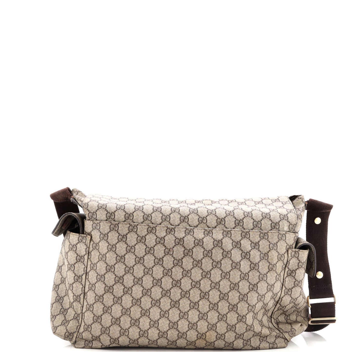 Gucci Diaper Bag Gg Coated Canvas