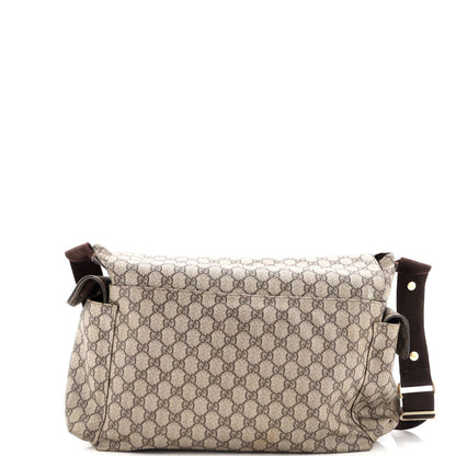 Gucci Diaper Bag Gg Coated Canvas