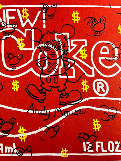 Keith Haring Lithograph From An Signed Numbered Coa Painting