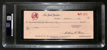 Jim Hunter Hof Signed/Auto 1979 Ny Yankees