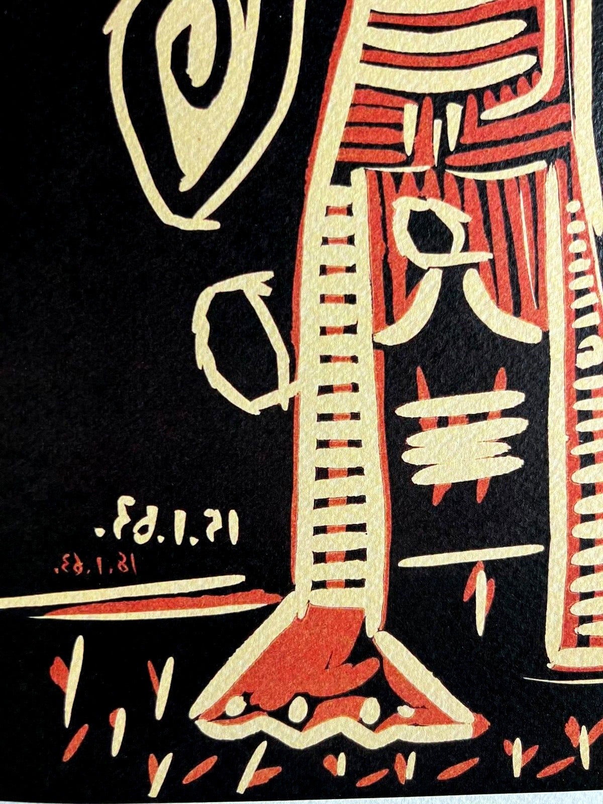 Pablo Picasso Lithograph Coa Signed Numbered By Hand Certified