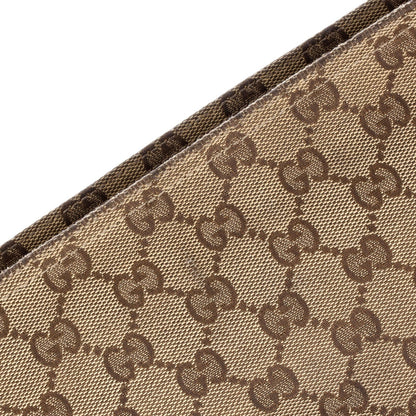 Gucci Web Strap Messenger Bag Gg Canvas Small