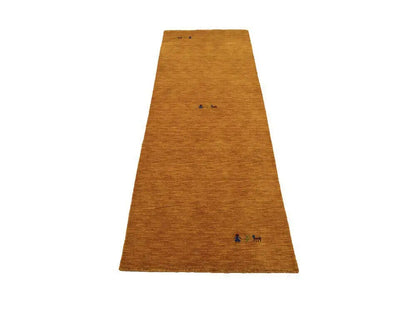 Orange Tribal Pictorial 3X8 Gabbeh Modern Runner