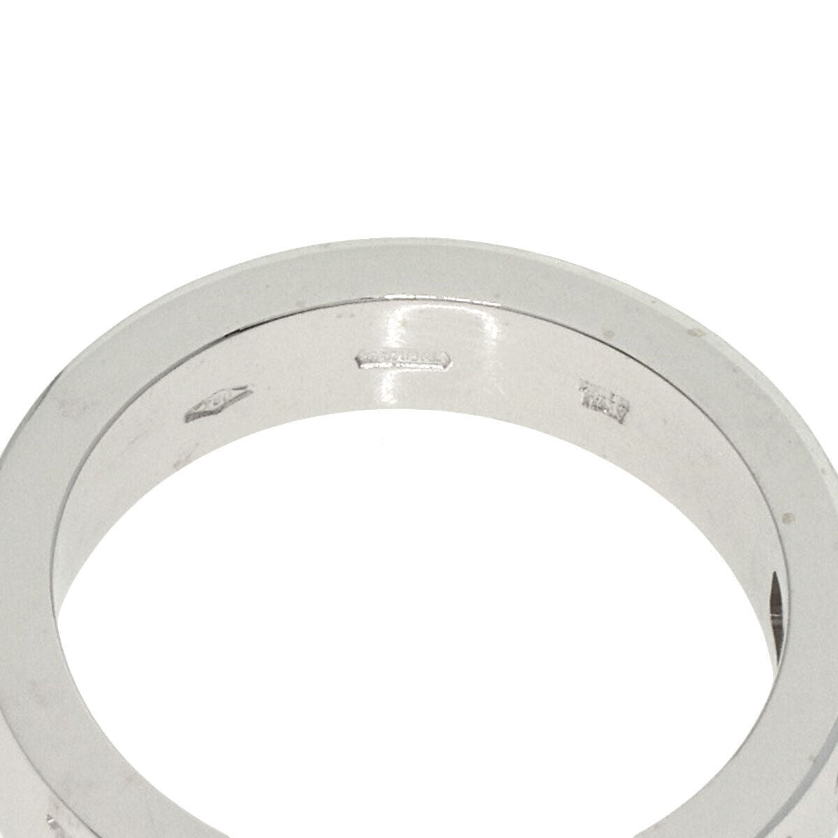 BVLGARI   Ring Double logo 1P Diamond K18 White