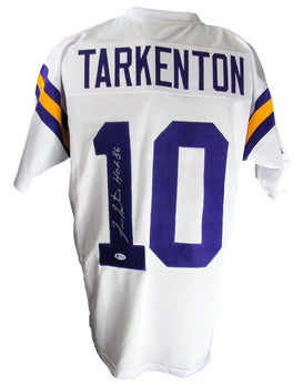 Fran Tarkenton Hof Signed/Inscr Vikings Custom