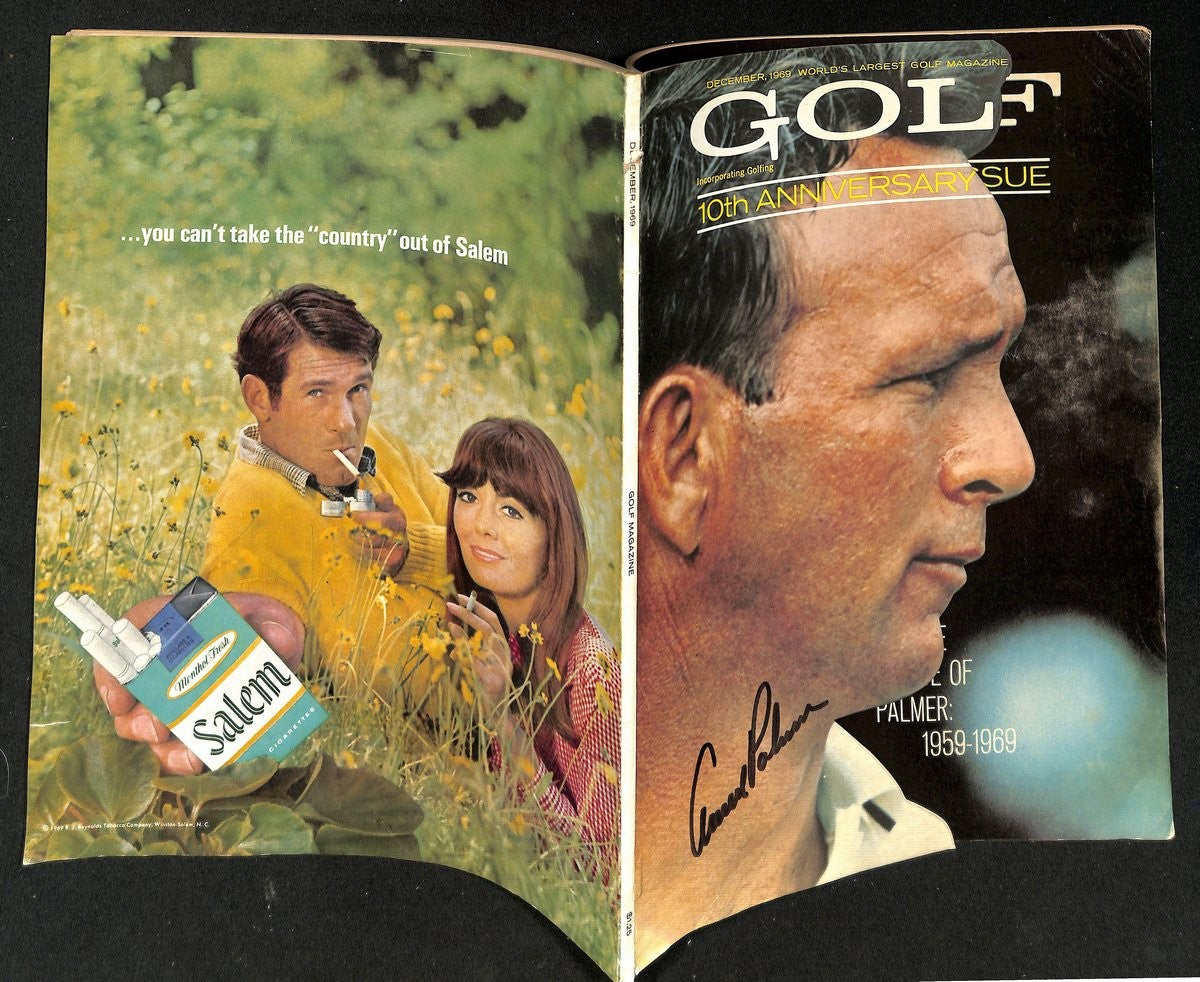 Arnold Palmer Signed/Autographed Dec 1969 Golf Magazine Nolabel Jsa 194963