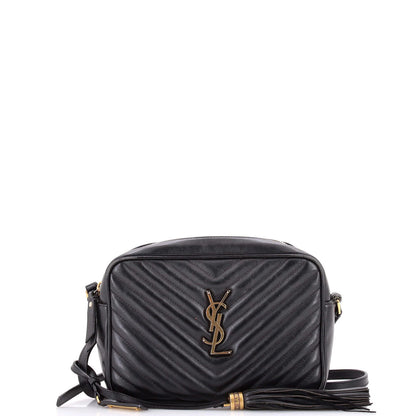 Saint Laurent Lou Camera Bag Matelasse Chevron Leather Small
