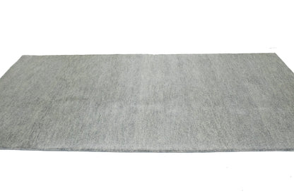 5X8 Ft Hand-Tufted Modern Rug Solid Gray