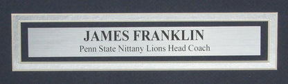 James Franklin Penn State Signed/Inscribed 16X20 Photo Framed Jsa 164007