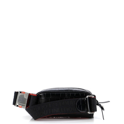 Christian Louboutin Blaster Waist Bag Alligator Embossed Calfskin