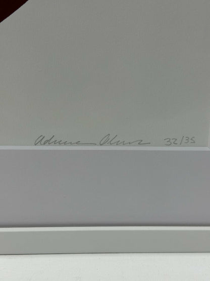 Adriana Oliver "That Was Yesterday" Original Silkscreen Art Print Signed Framed