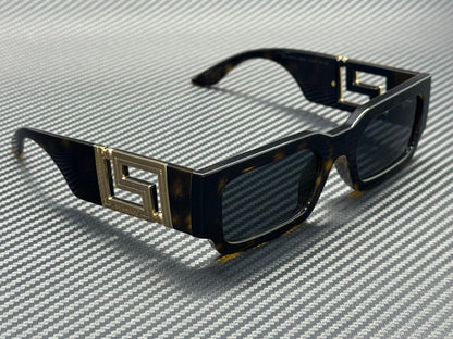 VERSACE VE4506U 108 87 Havana Dark Grey Men's 54 mm Sunglasses
