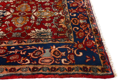 Hand-Knotted Wool Oriental Rug Allover Floral