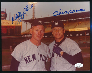 Mickey Mantle/Whitey Ford Hof Dual-Autographed