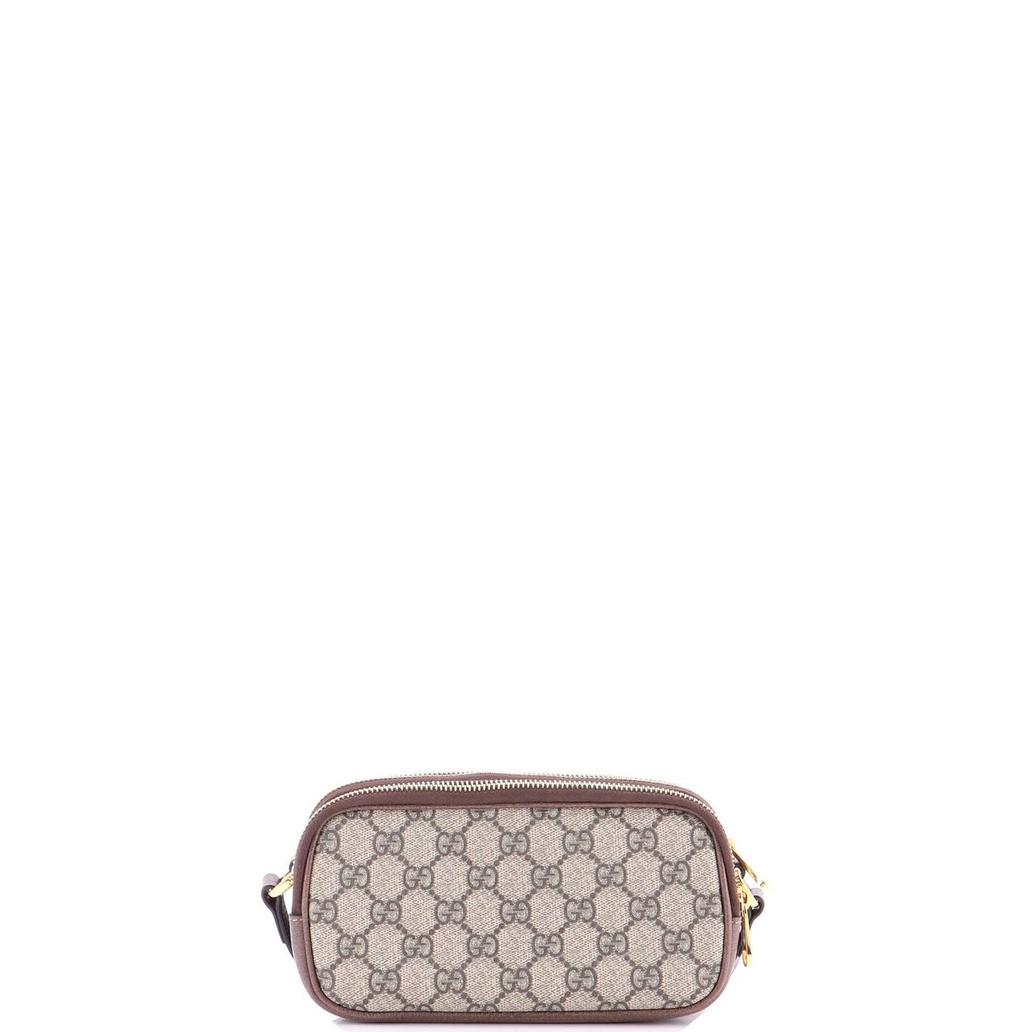 Gucci Ophidia Triple Zip Crossbody Bag Gg Coated Canvas Mini