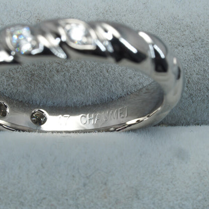 Chaumet Ring Torsade De Chaumet Solitaire Diamond 0.26Ct Eu47 950 Platinum