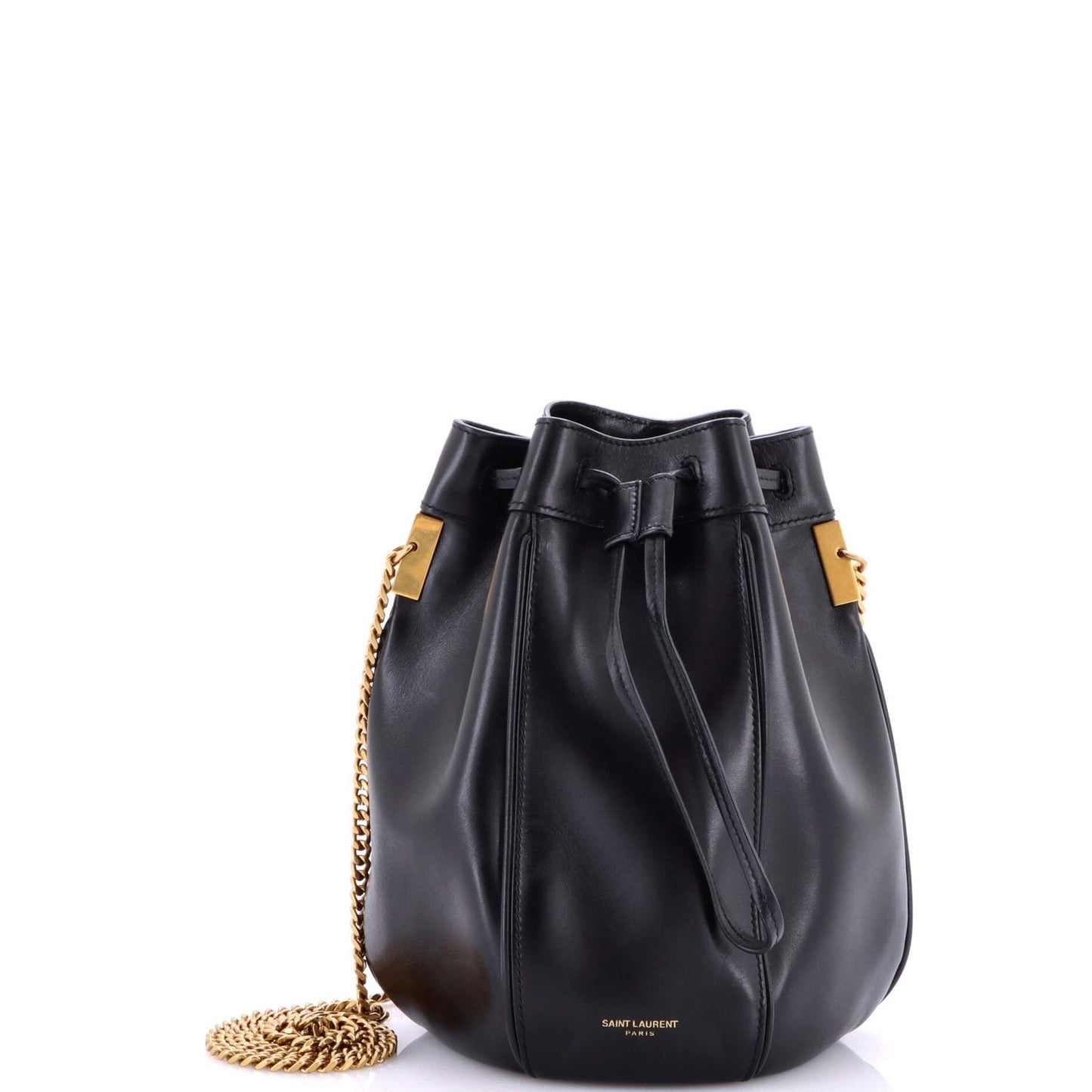 Saint Laurent Talitha Bucket Bag Leather Medium
