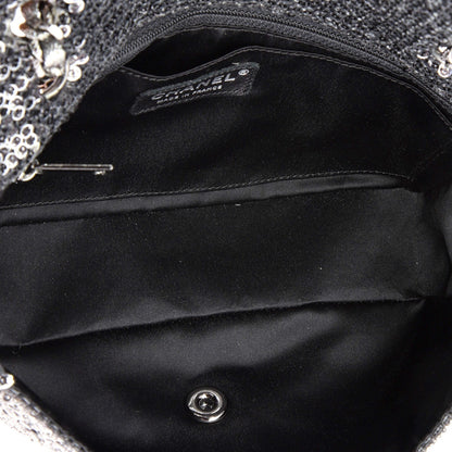 Chanel Classic Single Flap Bag Sequins Medium