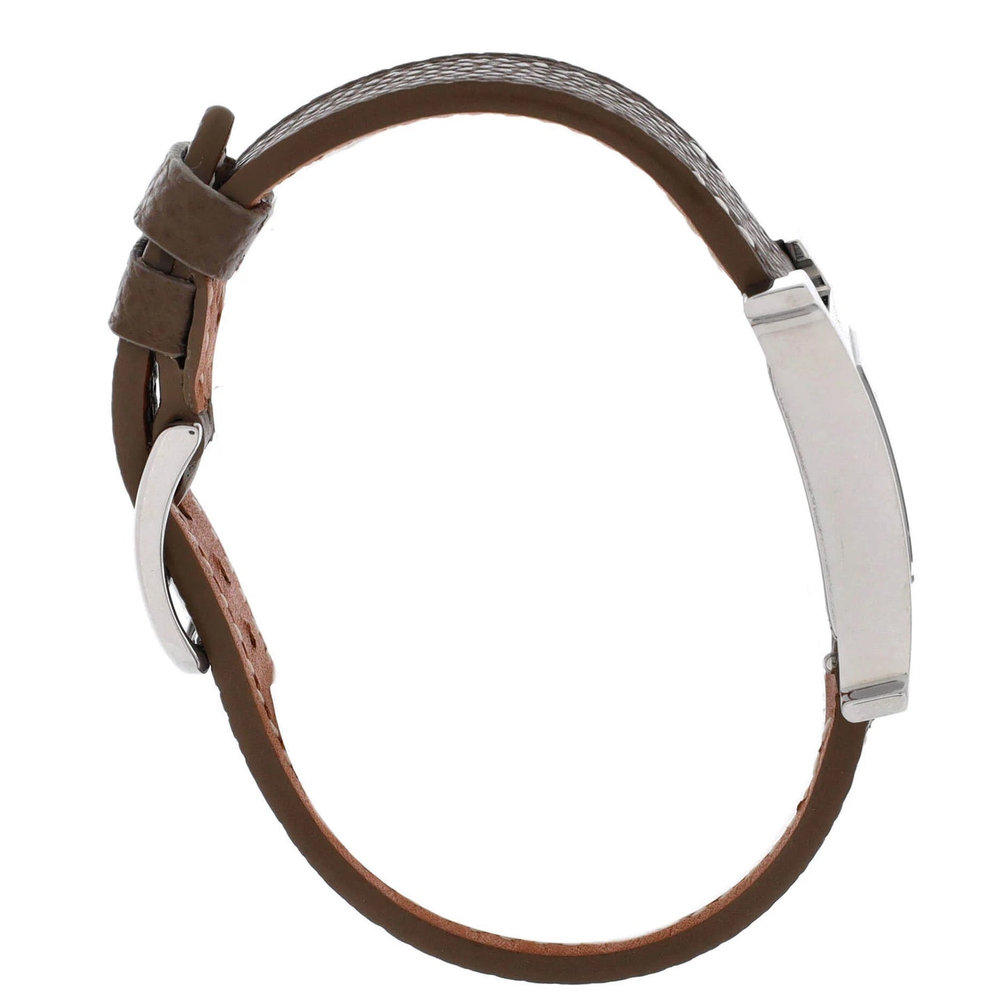 Hermes Heure H Quartz Watch Stainless Steel And Leather 17