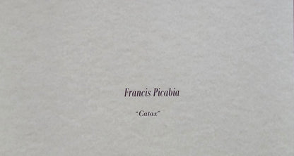 Francis Picabia Lithograph Coa Hand Numbered, Pencil, Stamped