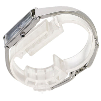 GUCCI 1500L Square Face Watches Stainless Steel