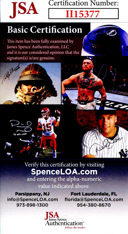 Frank Ramsey Autographed Hand Filled Out Survey Page (Jsa)