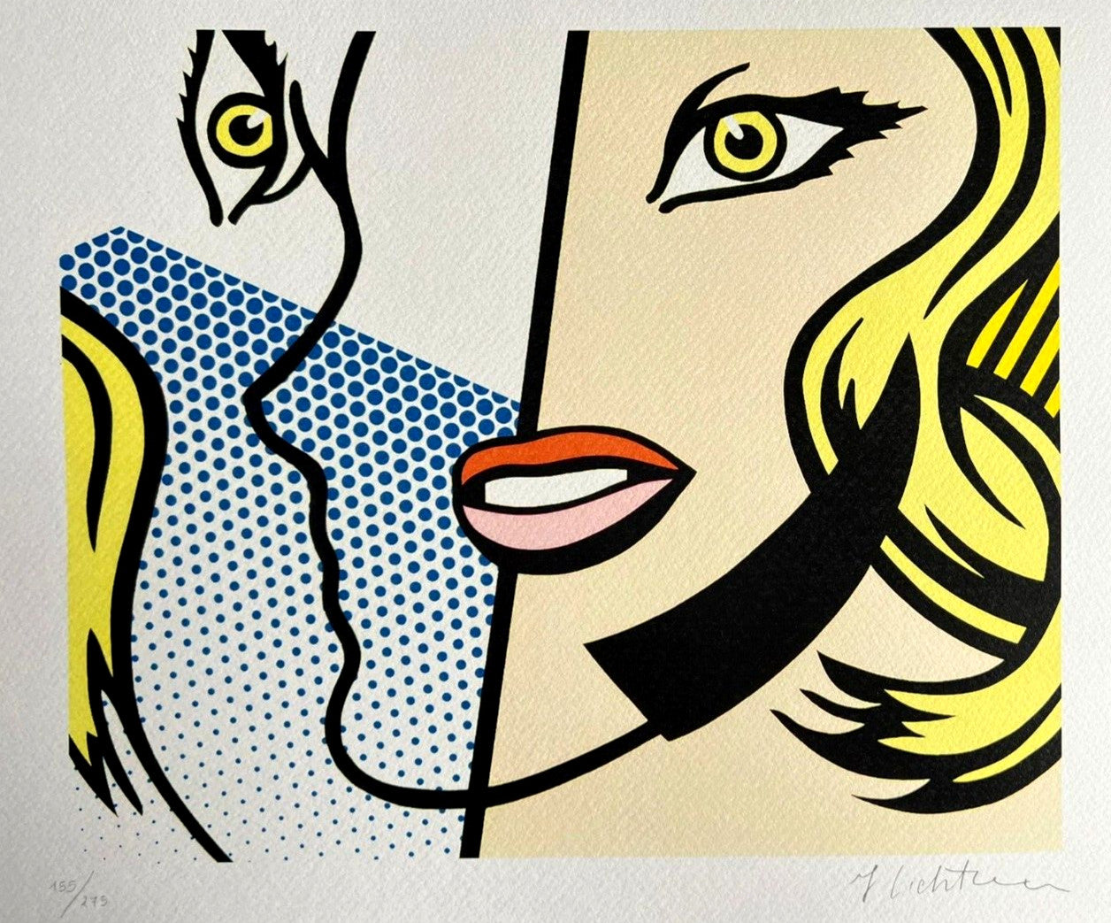 Roy Lichtenstein Lithograph Coa Signed Numbered