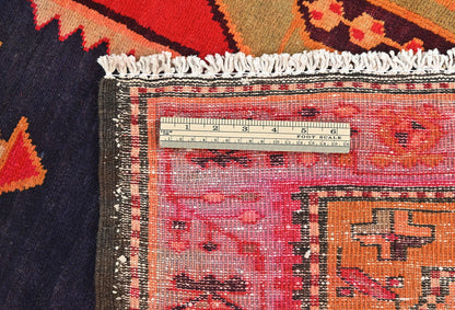 Handmade Vintage Oriental Runner Rug Tribal