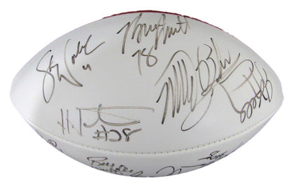 Nfl 80S Stars Multi-Autographed (15) Wilson Nfl Football Kelly Hof 176390