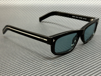 PRADA PR B11S 16K60P Black Blue Men's 55 mm Sunglasses