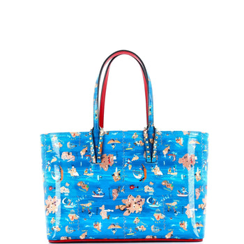Christian Louboutin Cabata East West Tote Printed Patent Small